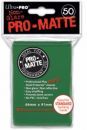 50 pochettes Ultra Pro Matte - Vert - ACC