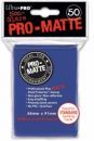 50 pochettes Ultra Pro Matte - Bleu - ACC
