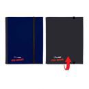 Portfolio Ultra Pro - A5 Classeur à 20 Pages De 4 Cases [pro-binder] - Noir Et Bleu - ACC