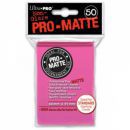 50 pochettes Ultra Pro Matte - Rose Fluo - ACC