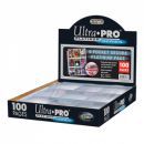 Ultra Pro - Lot De 100 Feuilles De Classeur - [9-Pocket Pages Secure Platinum] - ACC