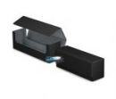 Deck Box Ultimate Guard - ArkHive Flip Case XenoSkin 400 - Noir - ACC