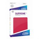 60 Pochettes Ultimate Guard - Taille Small - Sleeves Supreme Ux - Rouge - Acc
