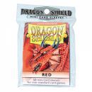 50 pochettes Dragon Shield - Taille Small - Rouge - ACC 