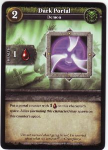 73 - Dark portal [Cartes WOW miniatures]