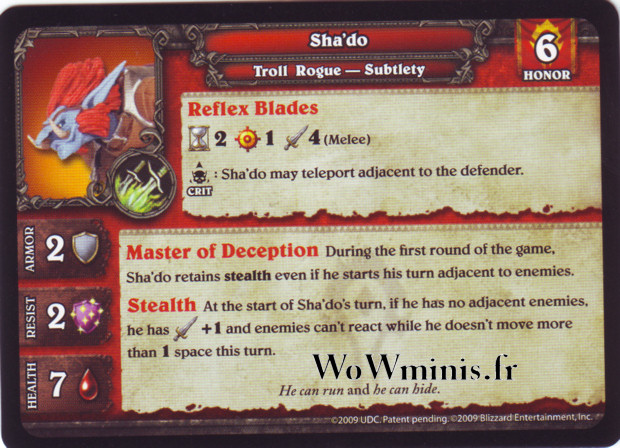 30 - Sha'do [Figurines WOW minis: Spoils of War]