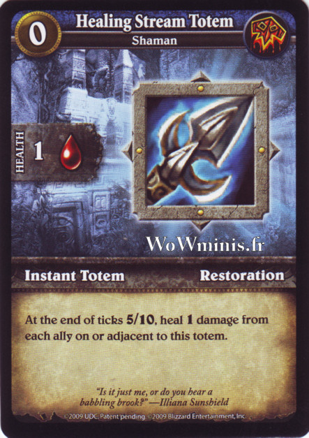 29 - Healing Stream Totem[Cartes WOW minis: Spoils of War]